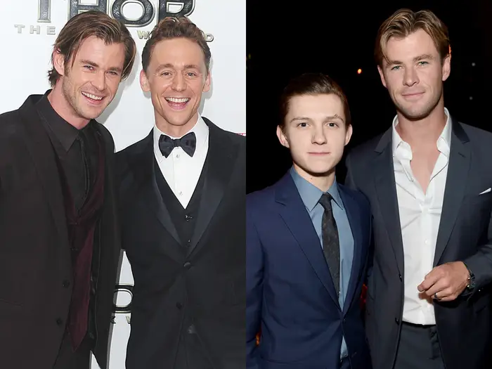 Chris Hemsworth and Tom Holland
